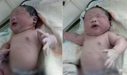 Vĩnh Phúc: Bé trai chào đời nặng kỷ lục 7,1kg 