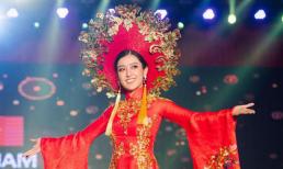 Huyền My xuất sắc vươn lên vị trí thứ hai phần thi Trang phục dân tộc