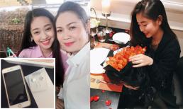 Hot girl và hot boy ngày 17/10/2017: Thúy Vi tặng mẹ iphone 7 plus, Nam Thương kỷ niệm 2 năm sống chung cùng chồng