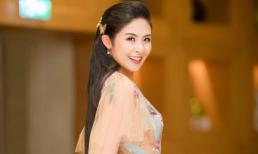 Hoa hậu Ngọc Hân tươi trẻ như nàng công chúa trong sự kiện
