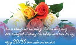 Những lời chúc khiến chị em hạnh phúc hơn cả quà cáp trong dịp 20/10