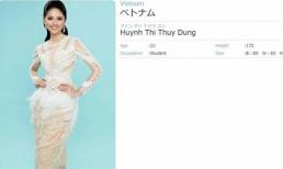 'Đụng' hàng với loạt sao Việt, Á hậu Thuỳ Dung vẫn tỏa sáng trên trang chủ Miss Internatinonal