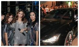 Hà Hồ tự lái xế hộp 7 tỉ gây náo loạn phố đi bộ cùng đội vệ sĩ