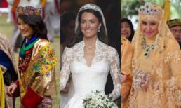 Ngắm những chiếc váy cưới Hoàng gia đẹp mắt và lung linh nhất thế giới