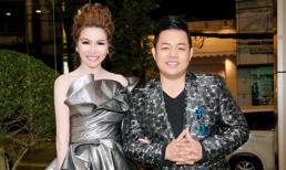 Bắt gặp Hoa hậu Bùi Thị Hà và ca sĩ Quang Lê đi dự sự kiện