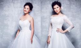 Vợ Duy Nhân và Mạc Anh Thư xinh đẹp khi diện váy cưới 