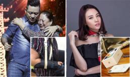 Tin sao Việt 4/11/2017: Mẹ Tuấn Hưng gãy tay vẫn nấu ăn chờ con về, Đàm Thu Trang được Cường Đô la tặng iPhone 8?