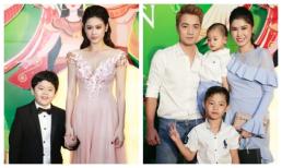 Trương Quỳnh Anh lẻ bóng cùng con trai, vợ chồng Đăng Khôi tình tứ dắt theo hai quý tử đi xem phim