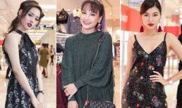 Bảo Thanh nổi bật với tóc đa sắc và đầm len ánh kim giữa dàn sao trẻ