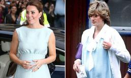 'Học' mẹ chồng diện trang phục bầu, nhưng Kate Middleton lại 'ăn đứt' Công nương Diana ở điểm này