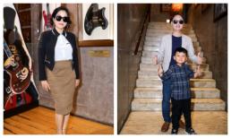 Mỹ Linh diện kính cực ngầu, Nguyễn Hải Phong dẫn con trai đi làm giám khảo