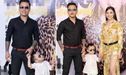 Vắng vợ, Tuấn Hưng dẫn con trai bảnh bao đến chúc mừng học trò