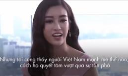 Bài thuyết trình bằng tiếng Anh đầy xúc động của Đỗ Mỹ Linh tại Hoa hậu Thế giới