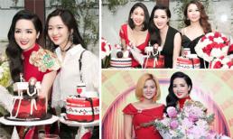 Con gái cưng và sao Việt dự tiệc sinh nhật ngập sắc đỏ của Hoa hậu Giáng My