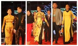 Ngô Thanh Vân, Đỗ Mỹ Linh rực rỡ với áo dài sắc vàng cùng dàn sao Việt đổ bộ thảm đỏ LHP Việt Nam 2017