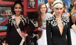 Tại HHHV 2017, trang phục được thiết kế dành riêng Cara Delevingne được Nguyễn Thị Loan mượn?