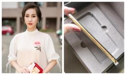 'Nữ hoàng trang sức' Thanh Trúc khoe Iphone X vàng nguyên khối 24K đầu tiên tại Việt Nam