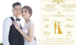 Rò rỉ thiệp cưới của Lâm Khánh Chi và chồng trẻ kém 8 tuổi 