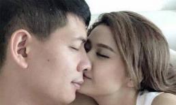 Lộ ảnh được cho là của MC Bình Minh khóa môi Trương Quỳnh Anh?