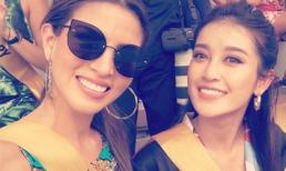 Huyền My nhận được lời chúc mừng sinh nhật đặc biệt từ Hoa hậu Hòa bình Quốc tế 2017