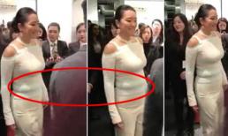 Củng Lợi phát tướng, lộ vòng eo ngấn mỡ