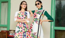 Lan Khuê 'đối đầu' Hoàng Thùy trong loạt ảnh áo dài cách tân