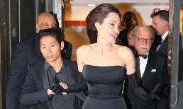 Diện suit lịch lãm, Pax Thiên ra dáng người đàn ông chững chạc hộ tống Angelina Jolie tại sự kiện