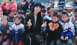 Ngọc Hân về Yên Bái trao quà từ thiện cho bà con vùng lũ