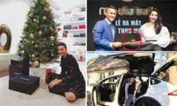 Loạt sao Việt khoe 'quà khủng' trong dịp Giáng sinh 2017