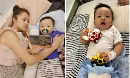 Con trai Dương Cẩm Lynh nhập viện, phải vào phòng mổ tay