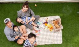 Lý Hải và Minh Hà vui đùa hạnh phúc bên các con