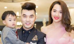 Ưng Hoàng Phúc đưa cả vợ con đến chúc mừng 'bà chủ' Nhật Kim Anh