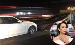 Hoa hậu Ngọc Diễm bị tai nạn, thiệt hại khoảng 100 triệu đồng 