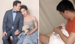 Hé lộ hình ảnh con đầu lòng của Sang Lê và chồng đại gia mía đường