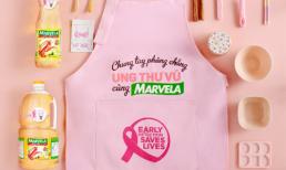 Marvela đeo ruy băng hồng phòng chống ung thư vú