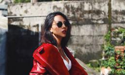 Người mẫu Minh Triệu diện đồ cá tính đi dạo ở Đài Loan