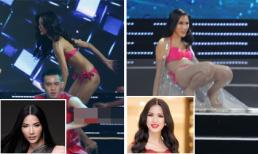 Chân dung 2 người đẹp gặp sự cố vấp té trong chung kết Hoa hậu Hoàn vũ Việt Nam 2017