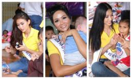 Top 3 Hoa hậu Hoàn Vũ 2017 thực hiện chuyến từ thiện đầu tiên sau đăng quang