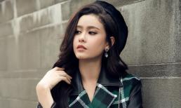 Trương Quỳnh Anh khác lạ và thanh lịch với họa tiết kẻ