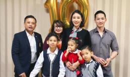 Hoa hậu Hà Kiều Anh và chồng đại gia tổ chức sinh nhật cho con trai 