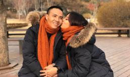 BTV Nguyễn Hoàng Linh ngọt ngào hôn bạn trai ở Hàn Quốc