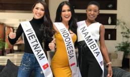 Tường Linh nhanh chóng hòa nhập với các thí sinh tại Hoa hậu Liên Lục Địa 2017