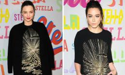 'Bà bầu' Miranda Kerr đụng hàng với nữ diễn viên 9x khi cùng tham dự sự kiện