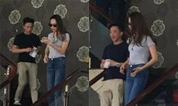 Bắt gặp Cường Đô la và Đàm Thu Trang đi ăn cùng nhau