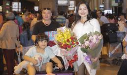 Hoa hậu vì cộng đồng Trần Huyền Nhung trở về trong niềm hân hoan của gia đình