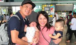 Vợ Hoàng Anh về nước mang theo 'món quà to đùng' tặng sinh nhật chồng