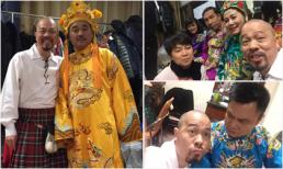 Vừa lo trang phục, diễn xuất, Đức Hùng vẫn pose hình 'điên đảo' cùng các Táo