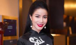 Diễn viên Bảo Trúc sang trọng với áo dài gam màu huyền thoại cổ điển