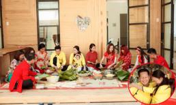 Đại gia Đức An và Phan Như Thảo gói bánh đón Tết trong biệt thự mới xây ở Đà Lạt 