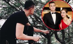 Khoe ảnh chuẩn bị đón Tết cùng bố, Hoàng Thùy Linh vô tình để lộ chàng trai giấu mặt bên cô mùa xuân này